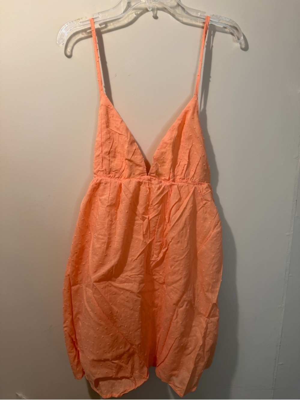 Princess Polly Koko mini dress orange tie back NWT Women’s 6